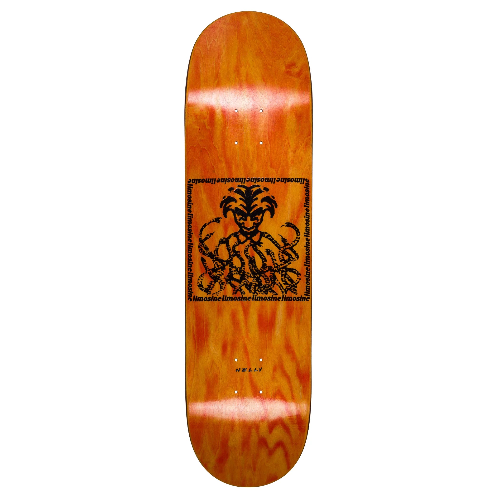 LIMOSINE SKATEBOARDS（リモジン スケートボード）| SNAKE PIT NELLY ORANGE STAIN - 8.25 | スノーボード・スケートボードのTACTICS JAPAN