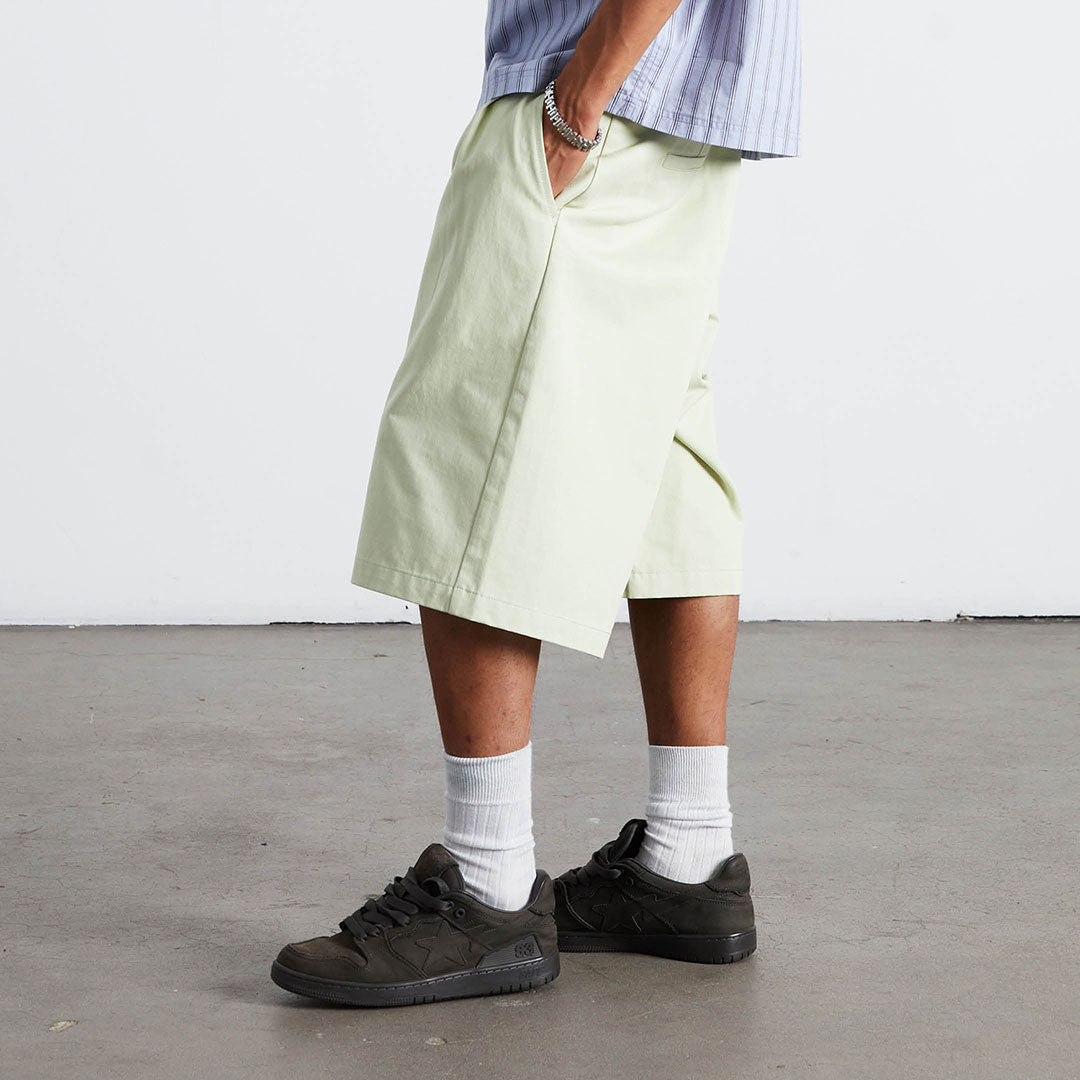 SORTA LONG CHINO SHORT / SEAFOAM