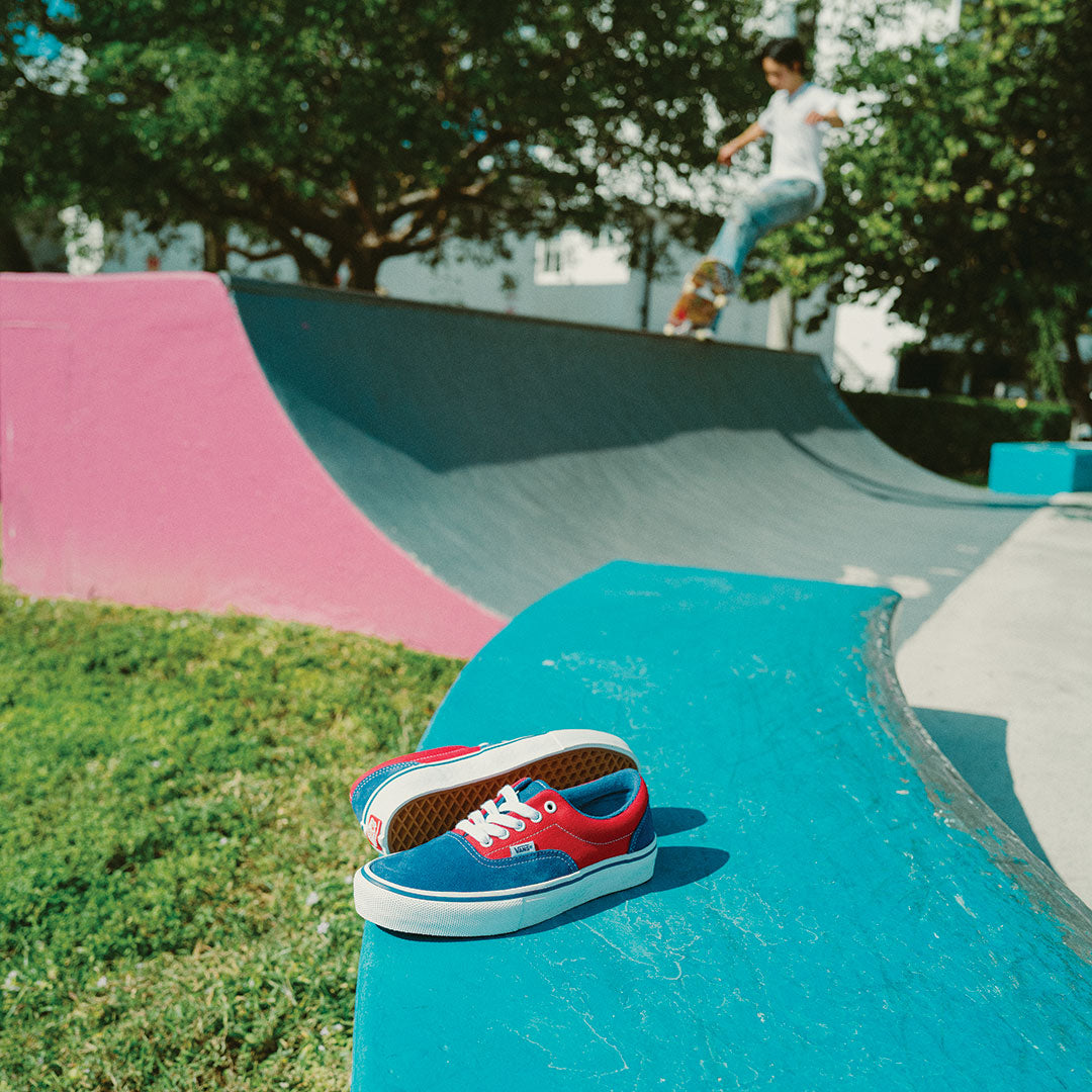 VANS（ヴァンズ）| SKATE ERA / BLUE/RED | スノーボード・スケート