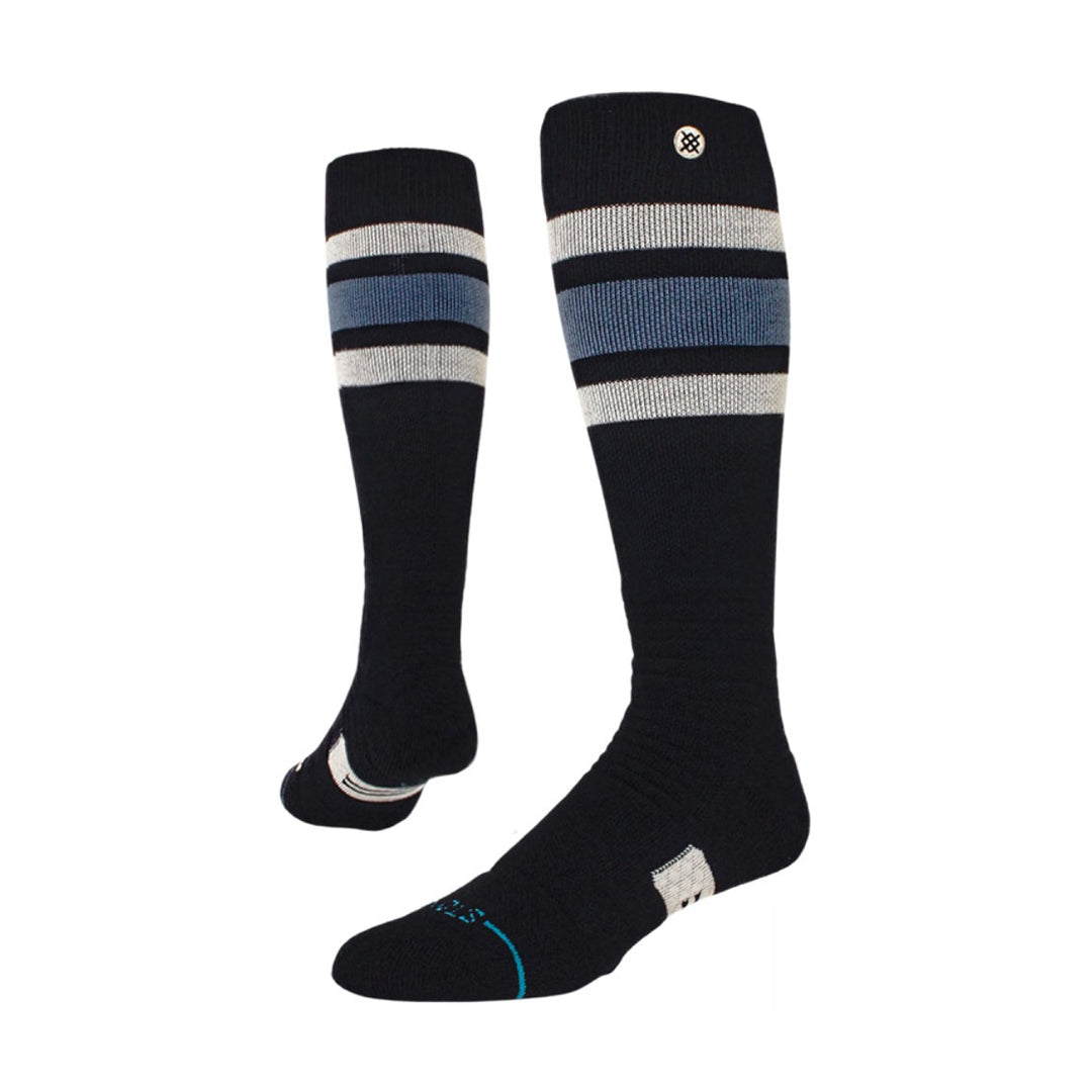 STANCE SOCKS（スタンス ソックス）| SPEED MID POLY SNOW 2 PACK SOCKS / BLACK | スノーボード・スケートボードのTACTICS JAPAN