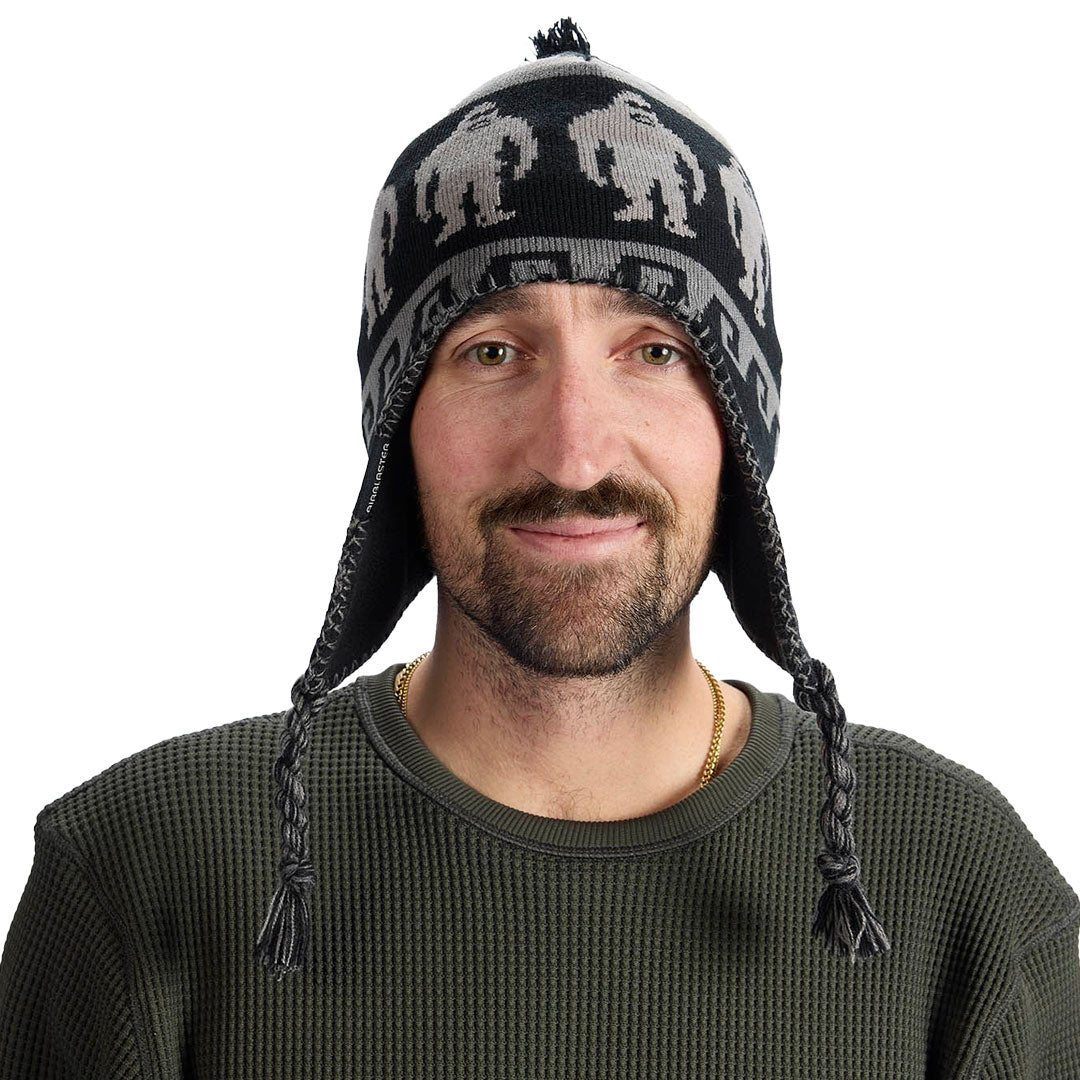 AIRBLASTER（エアブラスター）| SQUATCHAMAMA BEANIE / CHARCOAL | スノーボード・スケートボードのTACTICS JAPAN