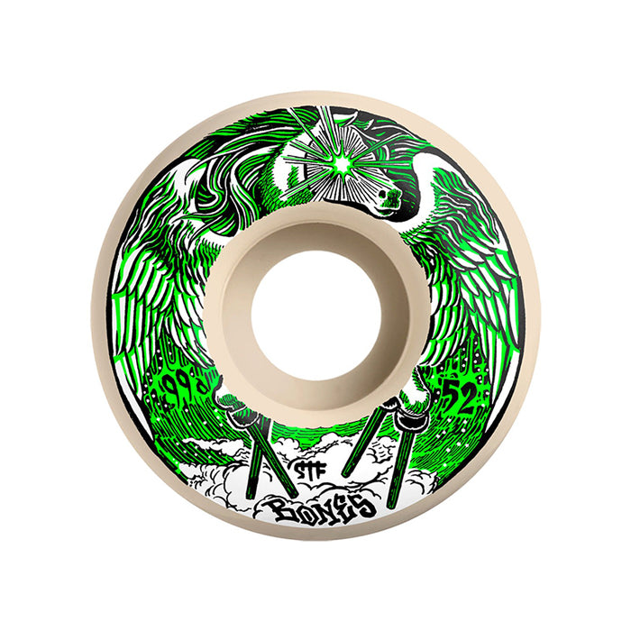 BONES BEARINGS（ボーンズ ベアリング）| STF PEG-LEG-ASUS V1 STANDARD WHEELS - 52MM 99A | スノーボード・スケートボードのTACTICS JAPAN