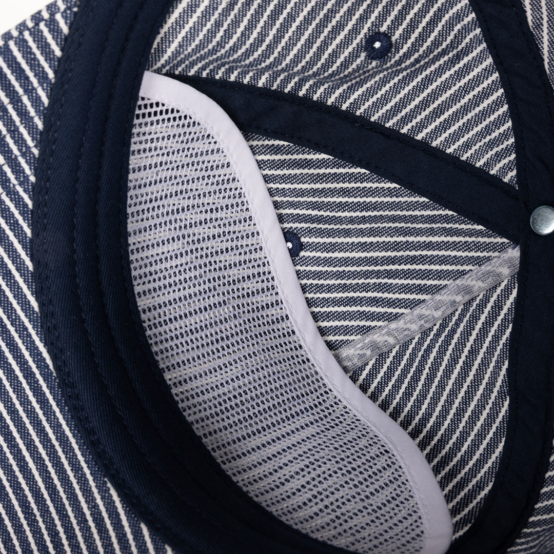 DIME（ダイム）| STRIPED WORKER CAP / NAVY | スノーボード・スケートボードのTACTICS JAPAN