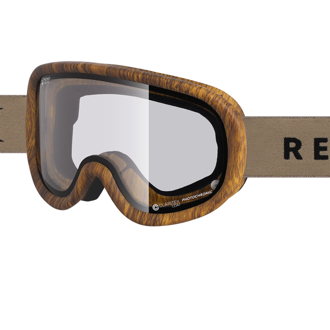 REVOLT OPTICAL（リボルト オプティカル）| SUPER LIGHT FRAME MATTE YAMABUKI WOOD / CLEAR/CLEAR PHO | スノーボード・スケートボードのTACTICS JAPAN