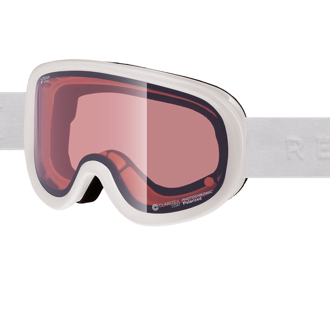 REVOLT OPTICAL（リボルト オプティカル）| SUPER LIGHT FRAME WHITE GROSS X MATTE / PINK POLA/CLEAR PHO | スノーボード・スケートボードのTACTICS JAPAN