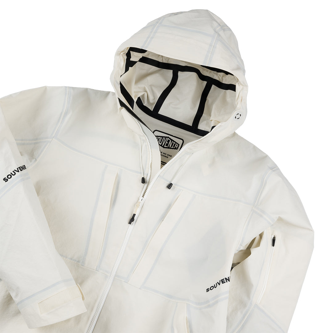 3 PLY RIPSTOP JACKET / MARSHMALLOW