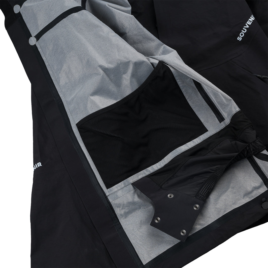 3 PLY RIPSTOP JACKET / BLACK