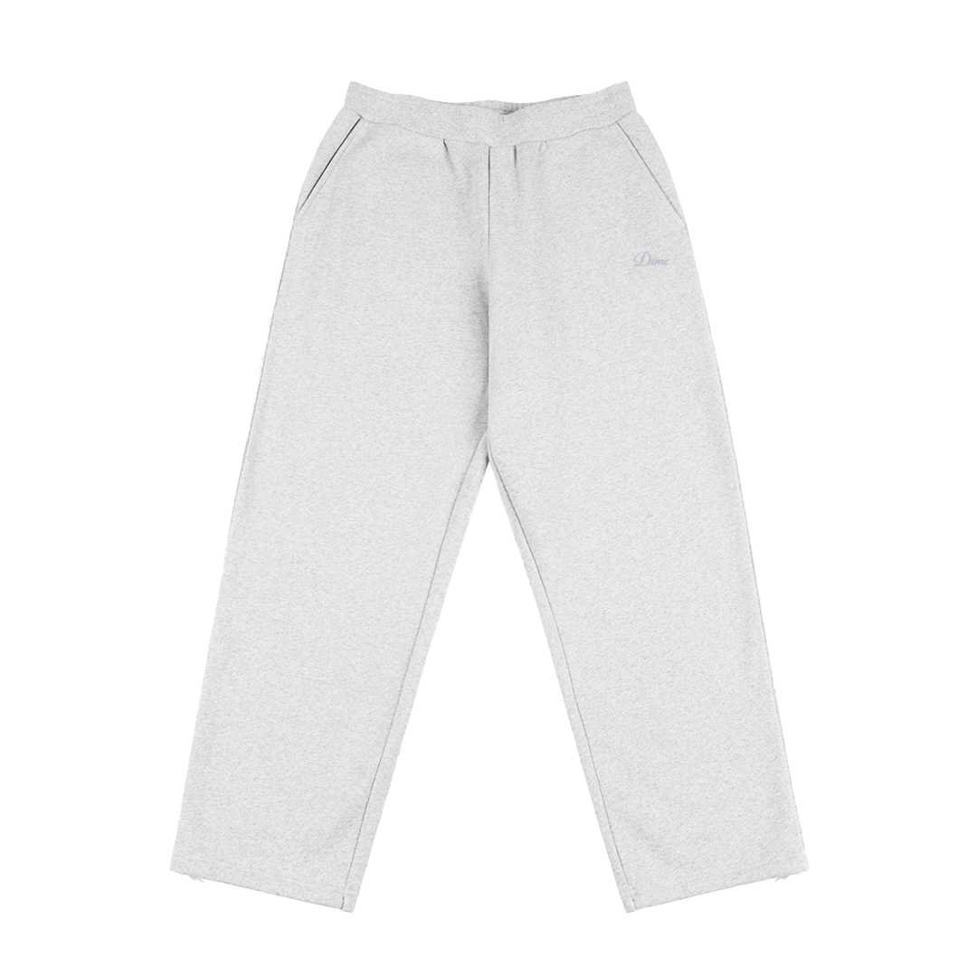 CURSIVE SMALL LOGO SWEATPANTS / ASH