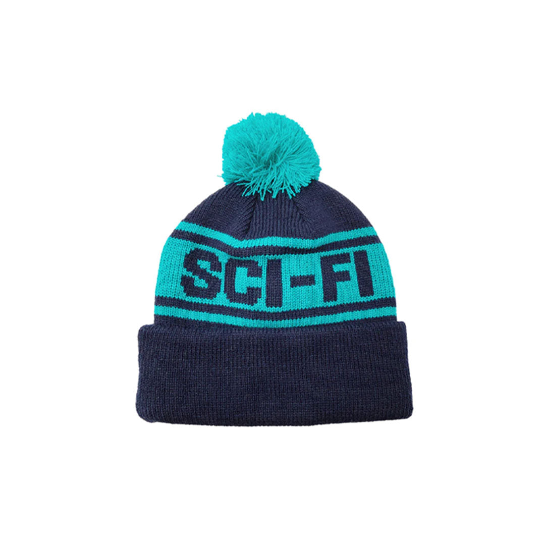 SCI-FI FANTASY（サイファイファンタジー）| SCI-FI POM BEANIE / NAVY/JADE | スノーボード・スケートボードのTACTICS JAPAN