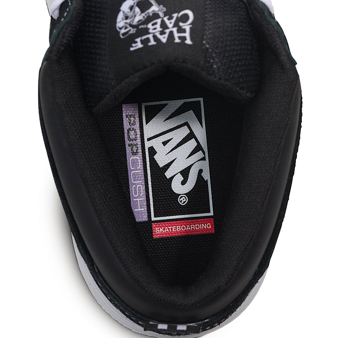 VANS（ヴァンズ）| SKATE HALF CAB WAFFLECUP / BLACK/WHITE | スノーボード・スケートボードのTACTICS JAPAN
