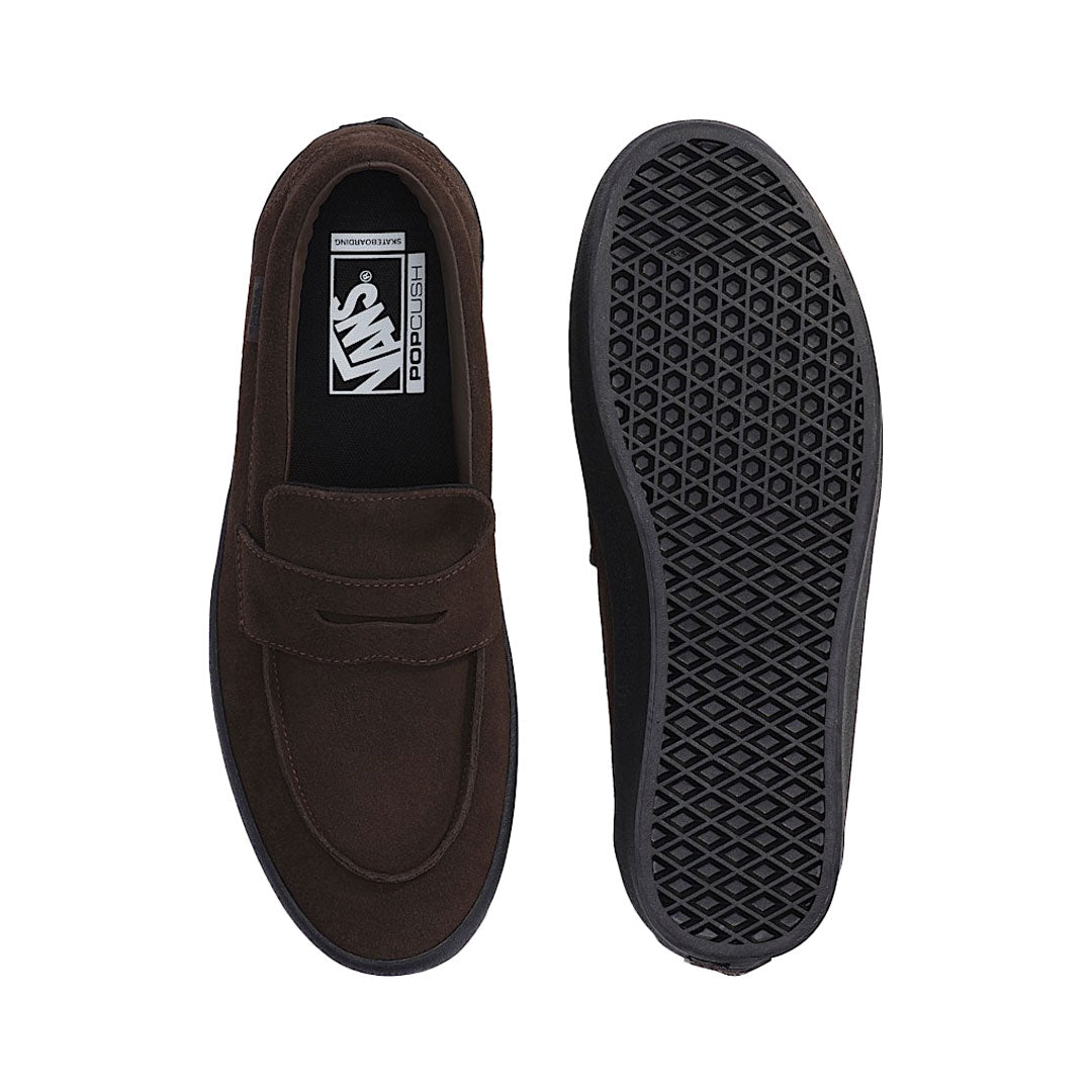 VANS（ヴァンズ）| SKATE LOAFER / SUEDE BROWN/BLACK | スノーボード・スケートボードのTACTICS JAPAN