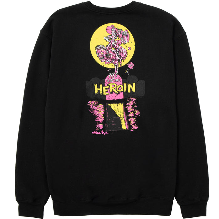 SKATE ZOMBIE BLK CREWNECK