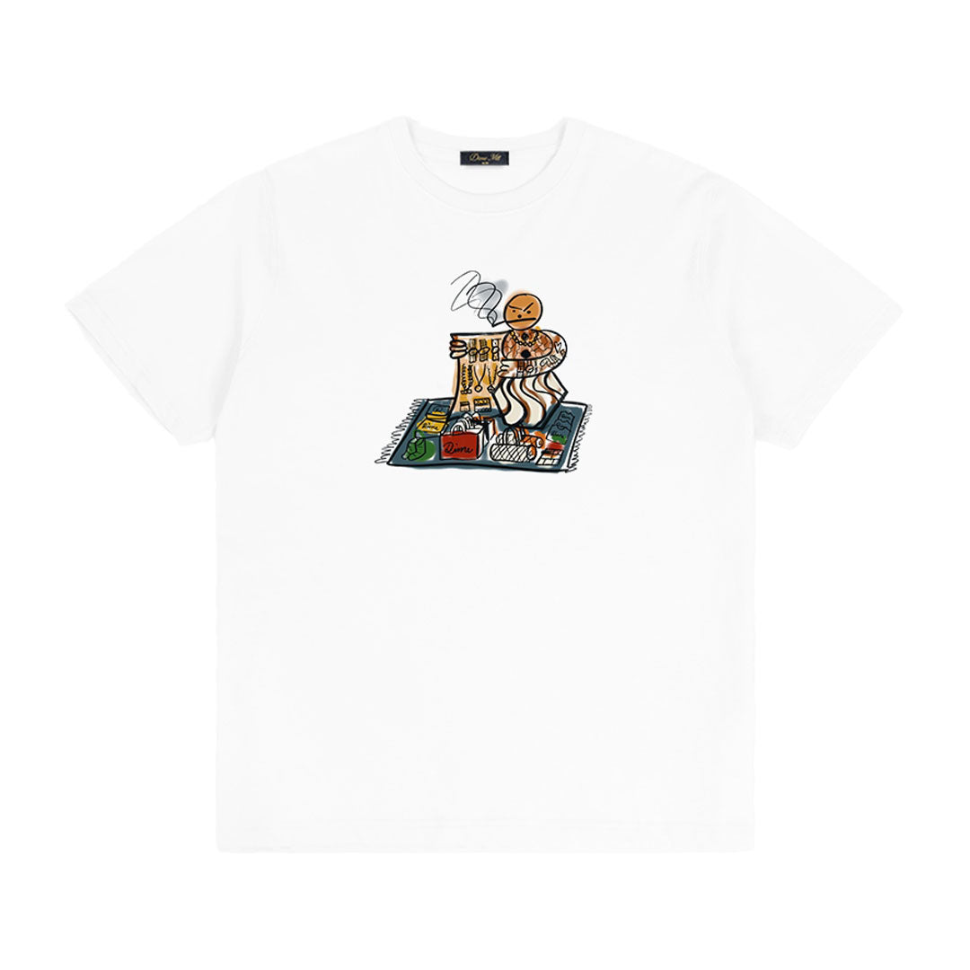 SNACKMAN DEALER T-SHIRT / WHITE