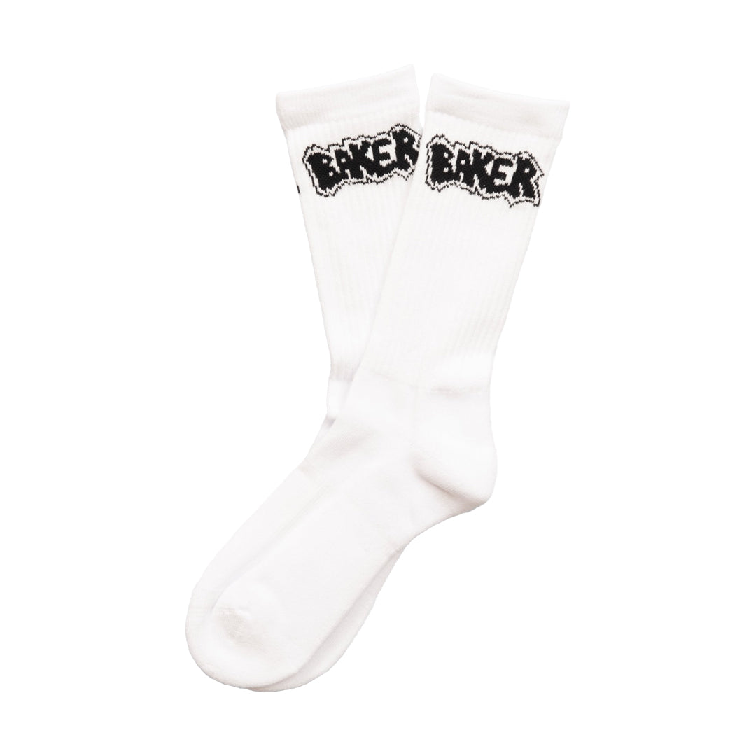 BAKER SKATEBOARDS（ベイカー スケートボード）| SOCK OF DESTRUCTION SOCKS / WHITE | スノーボード・スケートボードのTACTICS JAPAN
