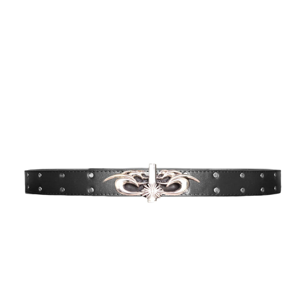 STINGWATER（スティングウォーター）| MOSES STUDDED THIN BELT / CHROME | スノーボード・スケートボードのTACTICS JAPAN