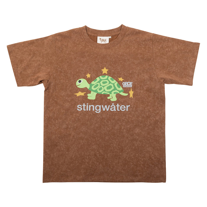 STINGWATER（スティングウォーター）| STINGWATER TURTLE T-SHIRT / ACID BROWN | スノーボード・スケートボードのTACTICS JAPAN