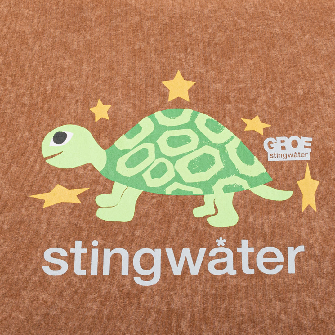 STINGWATER（スティングウォーター）| STINGWATER TURTLE T-SHIRT / ACID BROWN | スノーボード・スケートボードのTACTICS JAPAN