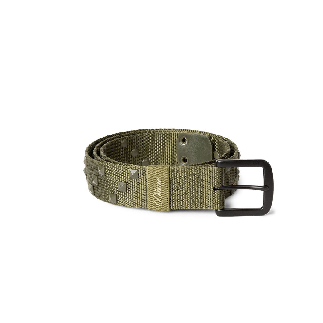 STUDDED BELT / ARMY GREEN