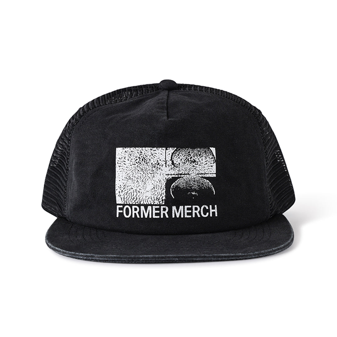 FORMER（フォーマー）| SYNTHESIS TRUCKER CAP / BLACK | スノーボード・スケートボードのTACTICS JAPAN
