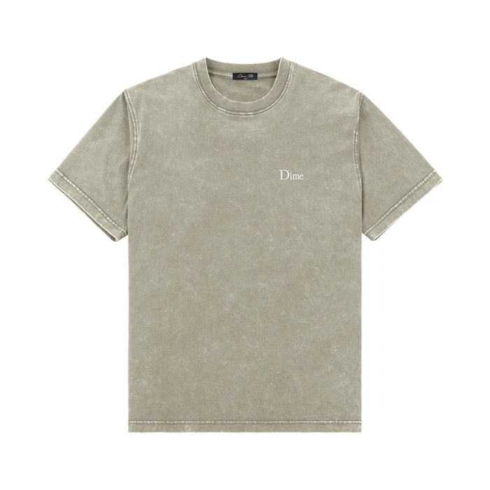 DIME MTL（ダイム モントリオール）| CLASSIC SMALL LOGO T-SHIRT / FADED CEMENT | スノーボード・スケートボードのTACTICS JAPAN