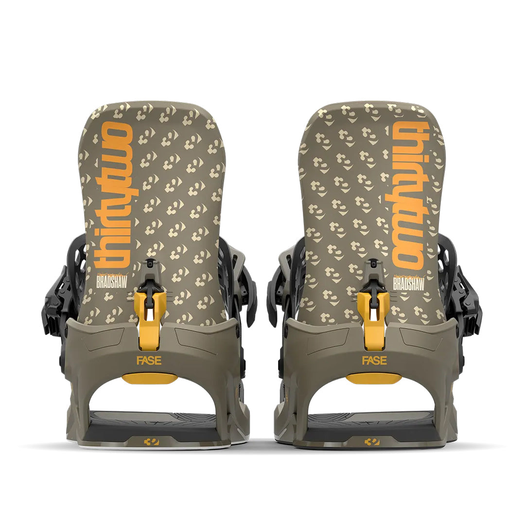 THIRTYTWO（サーティトゥー）| T32M FASE® X CHRIS BRADSHAW SNOWBOARD BINDING 2026 / GREEN | スノーボード・スケートボードのTACTICS JAPAN