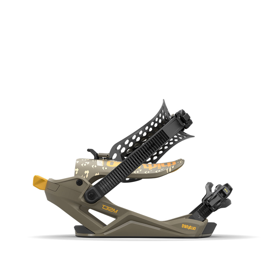 THIRTYTWO（サーティトゥー）| T32M FASE® X CHRIS BRADSHAW SNOWBOARD BINDING 2026 / GREEN | スノーボード・スケートボードのTACTICS JAPAN