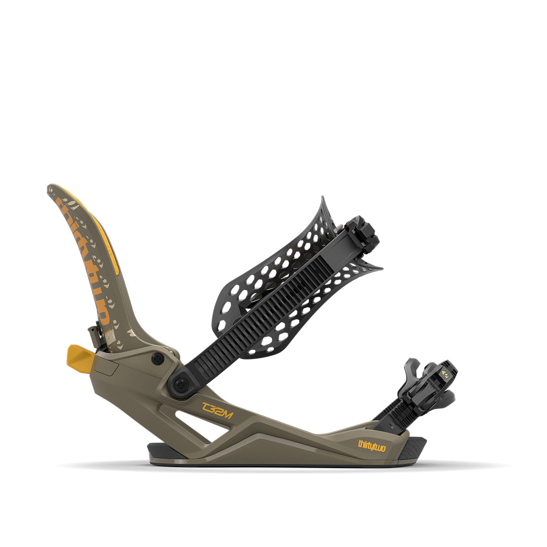 THIRTYTWO（サーティトゥー）| T32M FASE® X CHRIS BRADSHAW SNOWBOARD BINDING 2026 / GREEN | スノーボード・スケートボードのTACTICS JAPAN