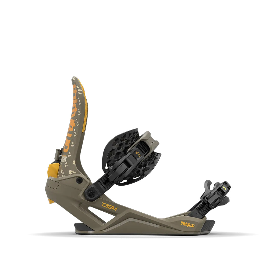 THIRTYTWO（サーティトゥー）| T32M FASE® X CHRIS BRADSHAW SNOWBOARD BINDING 2026 / GREEN | スノーボード・スケートボードのTACTICS JAPAN