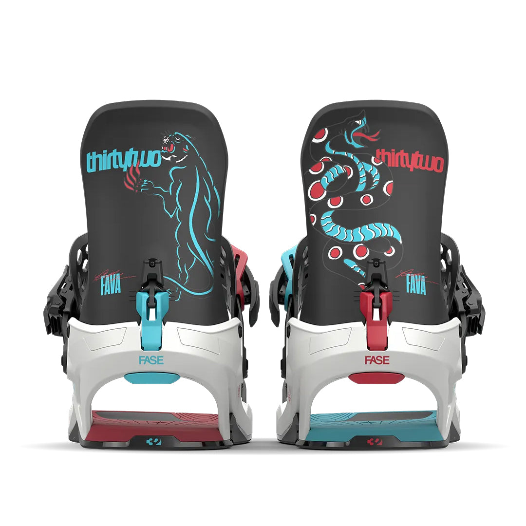 THIRTYTWO（サーティトゥー）| T32M FASE® X PAT FAVA SNOWBOARD BINDING 2026 / GREY | スノーボード・スケートボードのTACTICS JAPAN