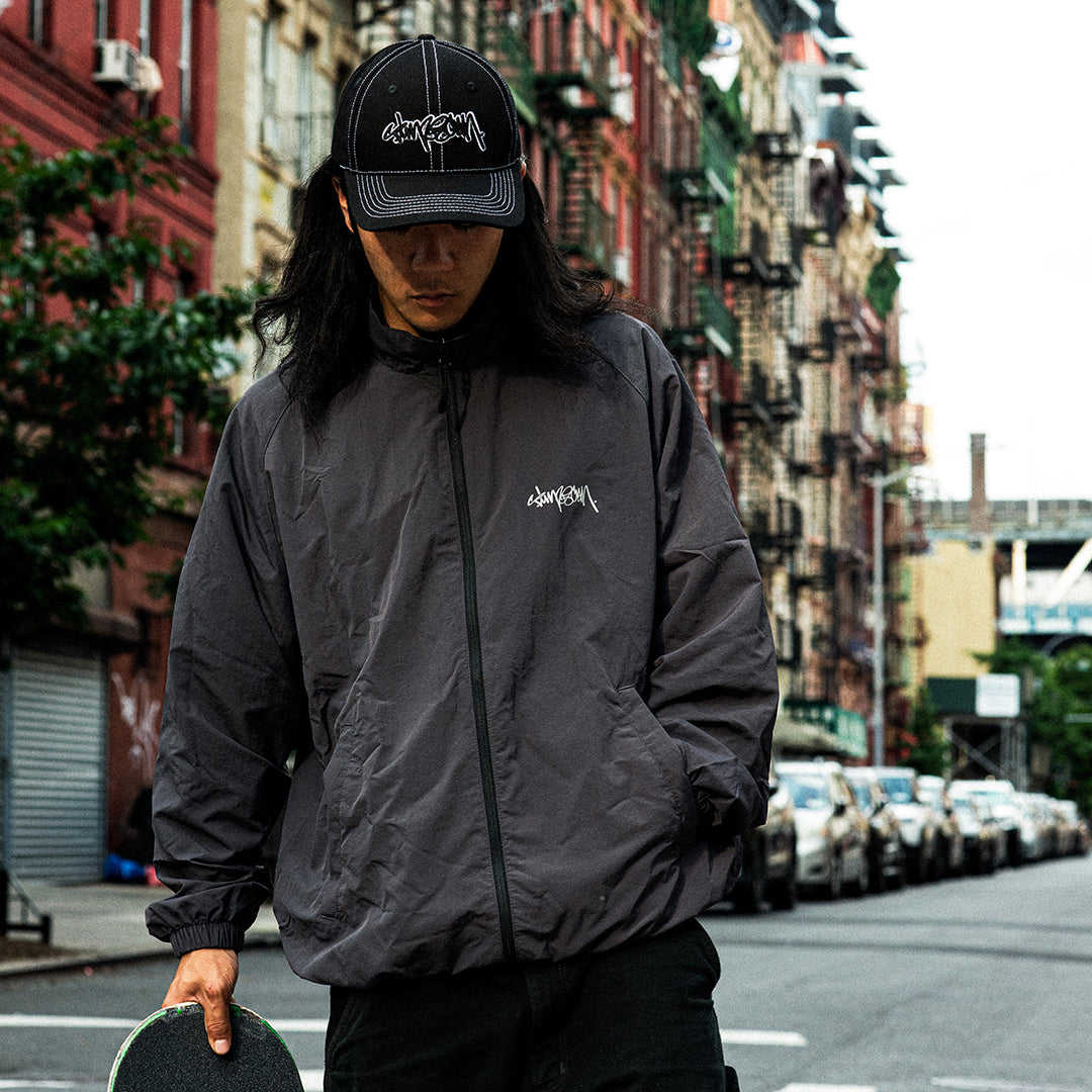 TIMESCAN（タイムスキャン）| SCRIPT LOGO WINDBREAKER | スノーボード・スケートボードのTACTICS JAPAN
