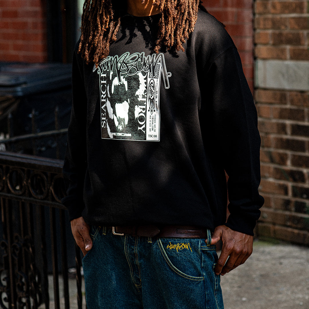 TIMESCAN（タイムスキャン）| SEARCH & DESTROY CREWNECK | スノーボード・スケートボードのTACTICS JAPAN