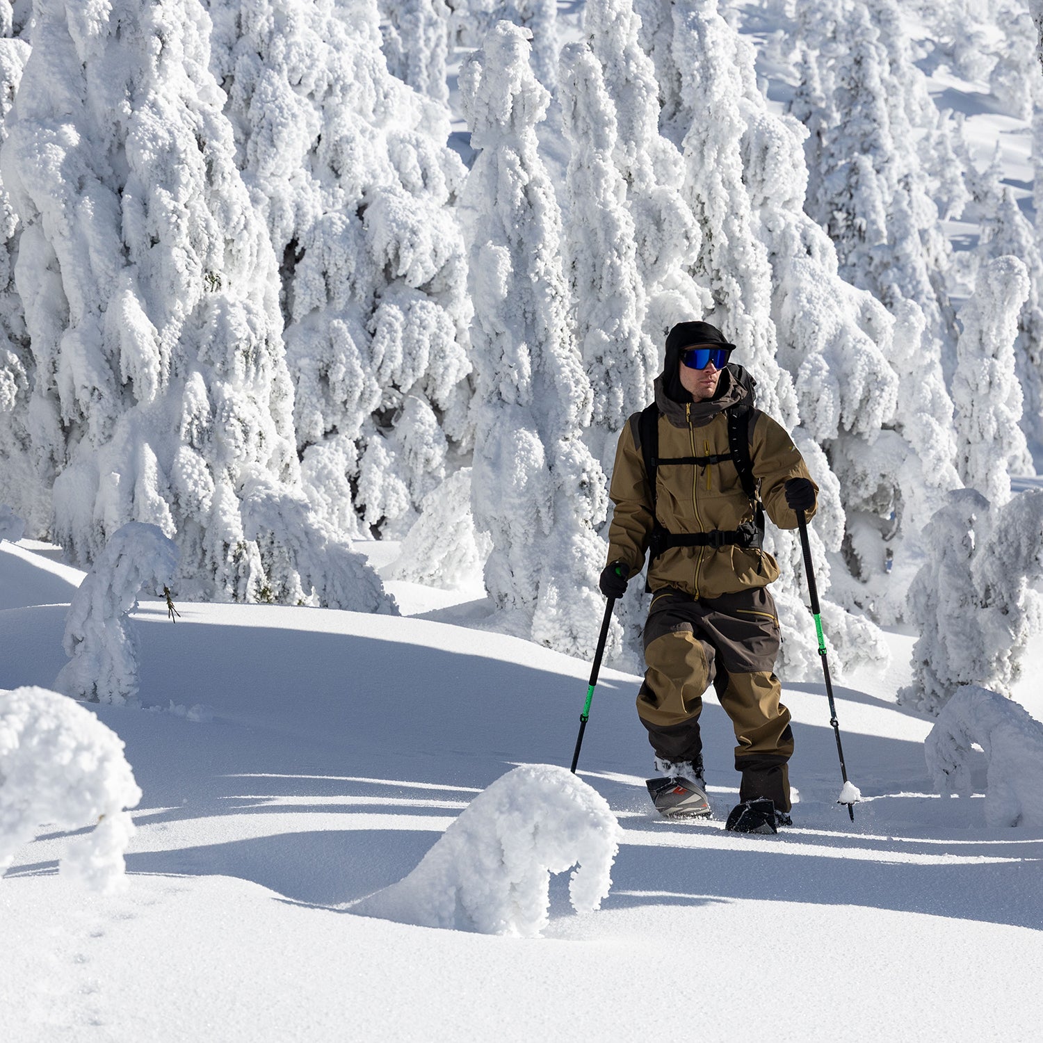 CASCADIA 3L WAVE PANTS / DARK EARTH