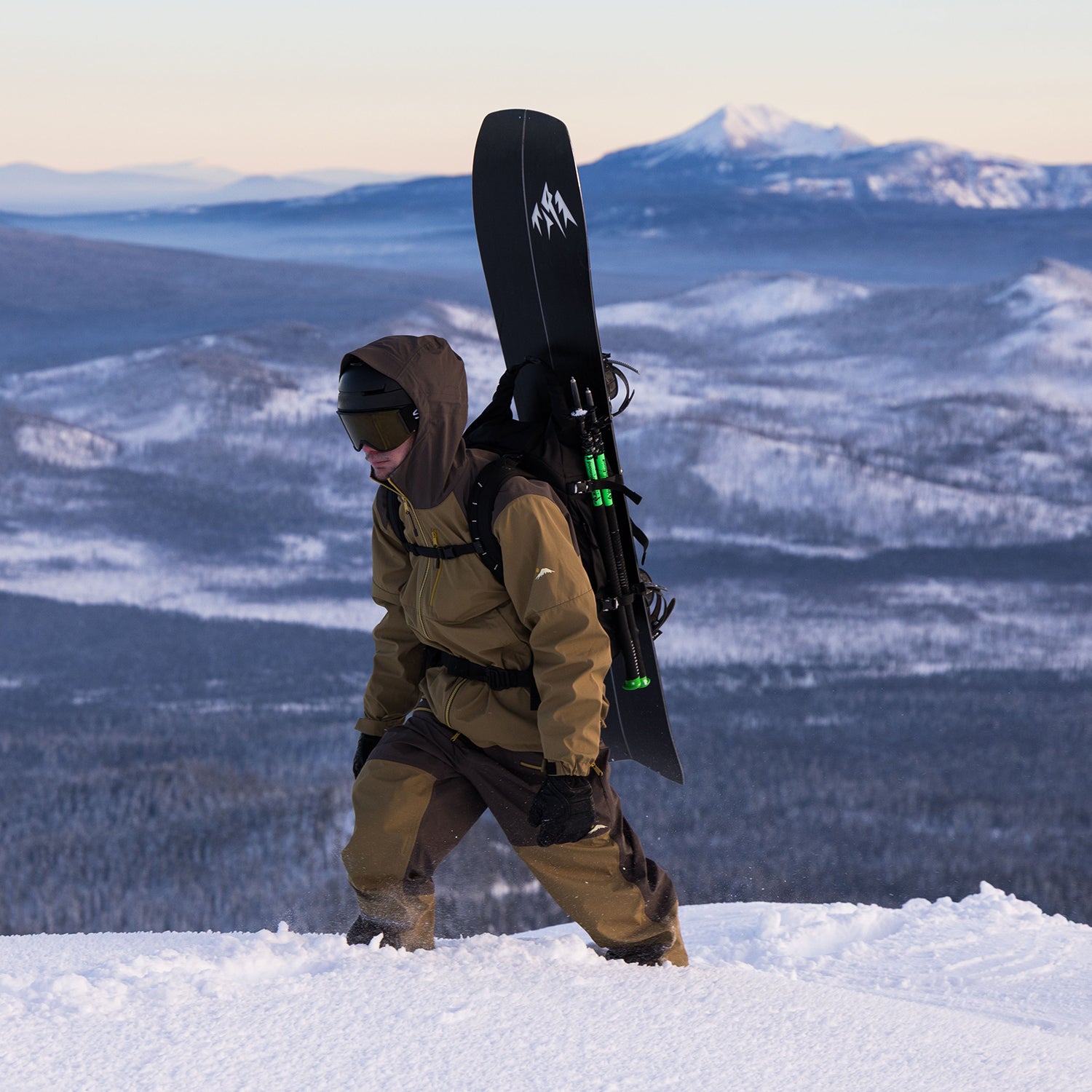 CASCADIA 3L WAVE PANTS / DARK EARTH