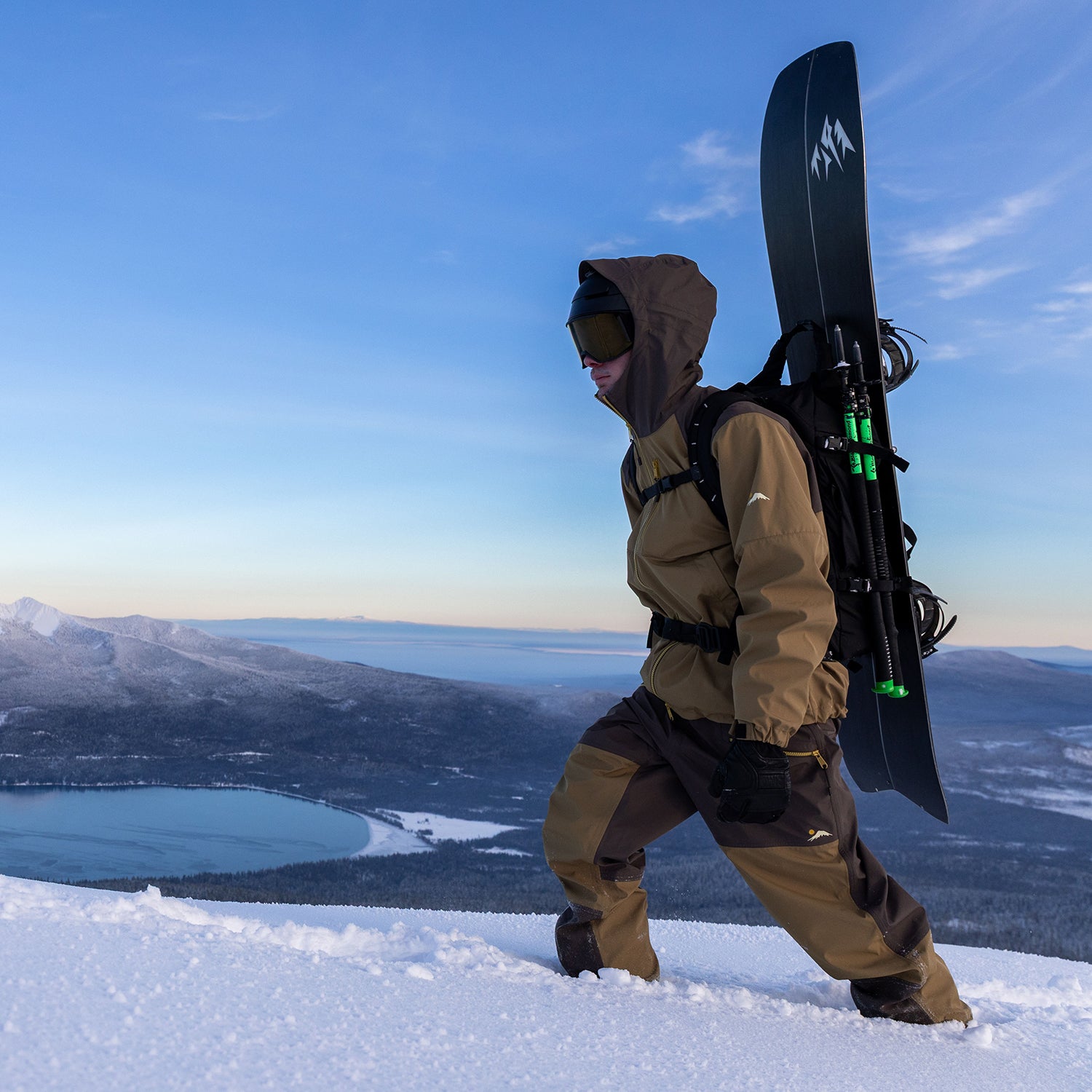 CASCADIA 3L WAVE PANTS / DARK EARTH