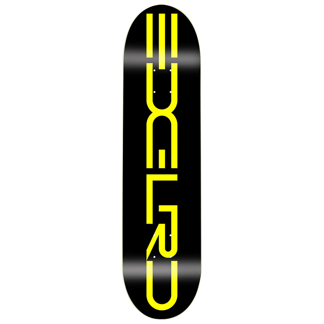 EDGLRD（エッジロード）| TECH SCRIPT / BLACK W YELLOW FONT - 8.0 | スノーボード・スケートボードのTACTICS JAPAN