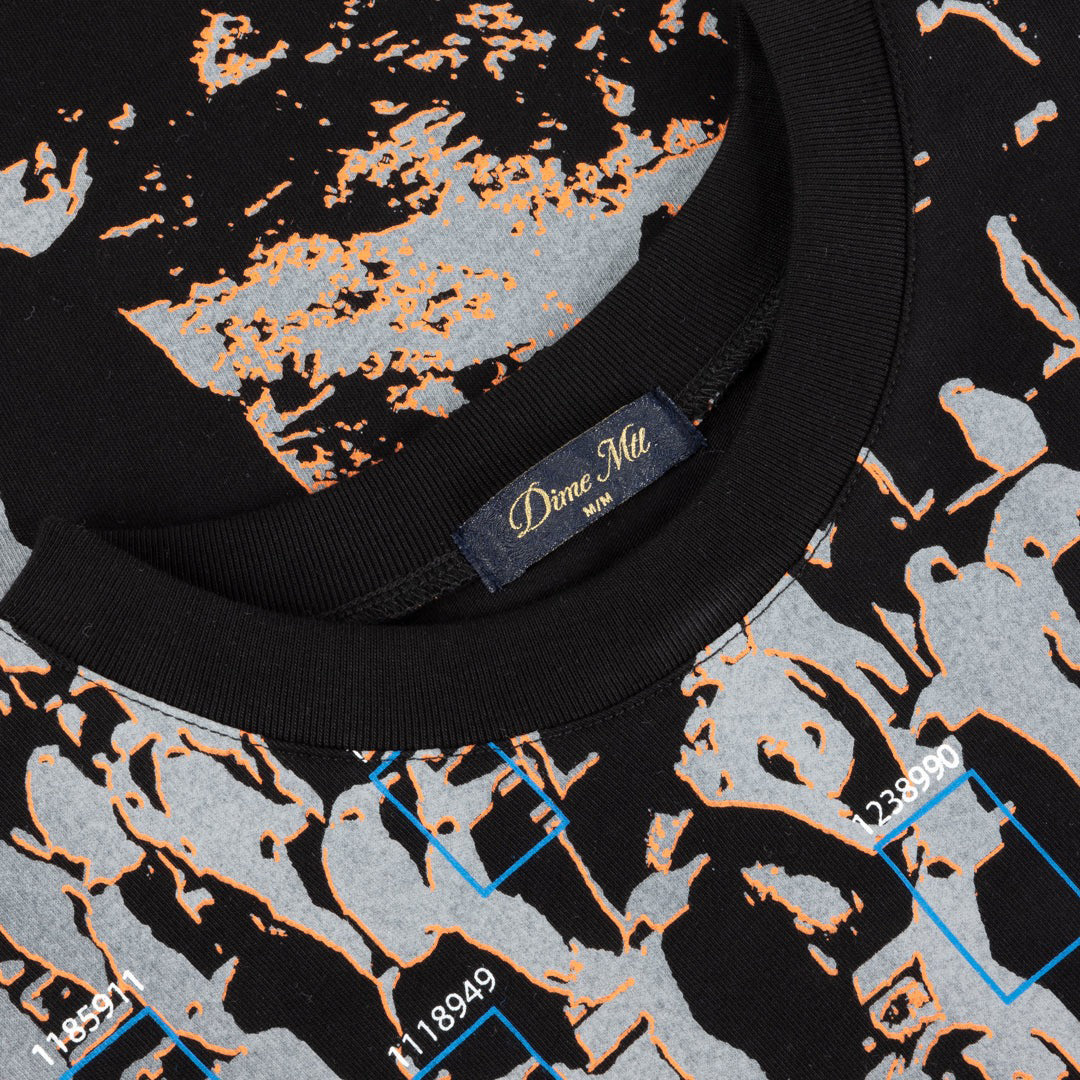 DIME MTL（ダイム モントリオール）| CCTV T-SHIRT / BLACK | スケートボード・スノーボードのTACTICS JAPAN
