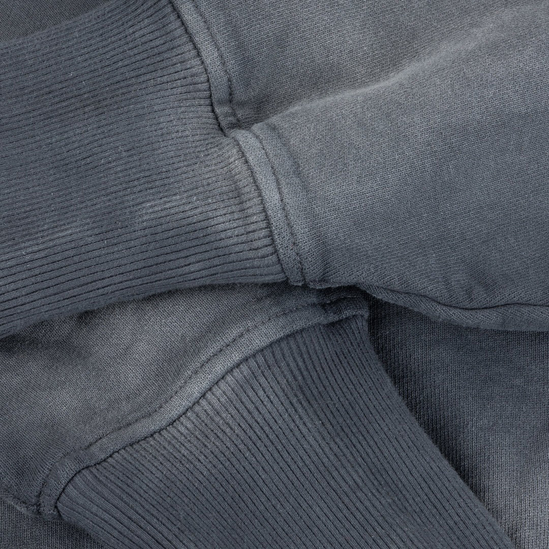 DIME MTL（ダイム モントリオール）| CROPPED ZIP HOODIE / BLACK WASHED | スノーボード・スケートボードのTACTICS JAPAN