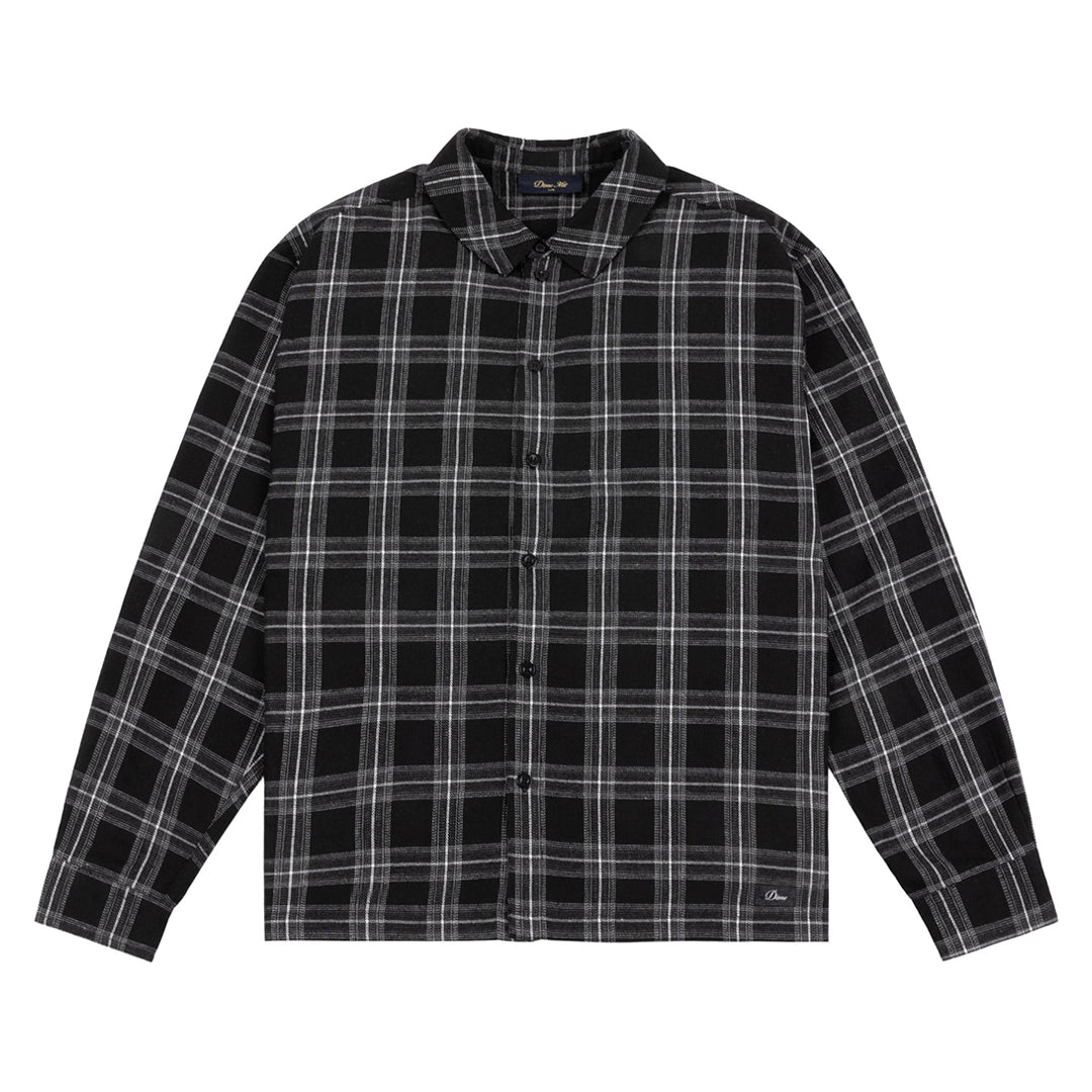 DIME MTL（ダイム モントリオール）| PLAID FLANNEL SHIRT / BLACK | スノーボード・スケートボードのTACTICS JAPAN