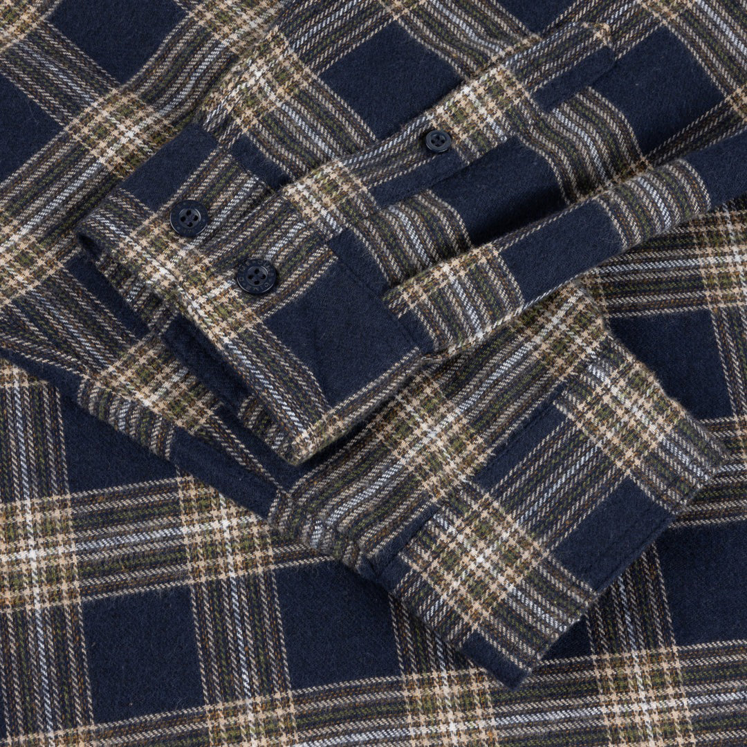 DIME MTL（ダイム モントリオール） | PLAID FLANNEL SHIRT / NAVY | スノーボード・スケートボードのTACTICS JAPAN