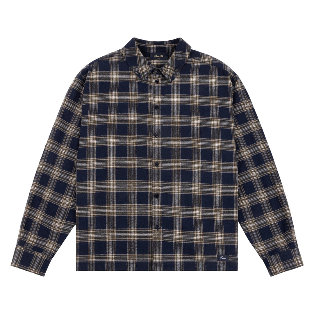 DIME MTL（ダイム モントリオール） | PLAID FLANNEL SHIRT / NAVY | スノーボード・スケートボードのTACTICS JAPAN