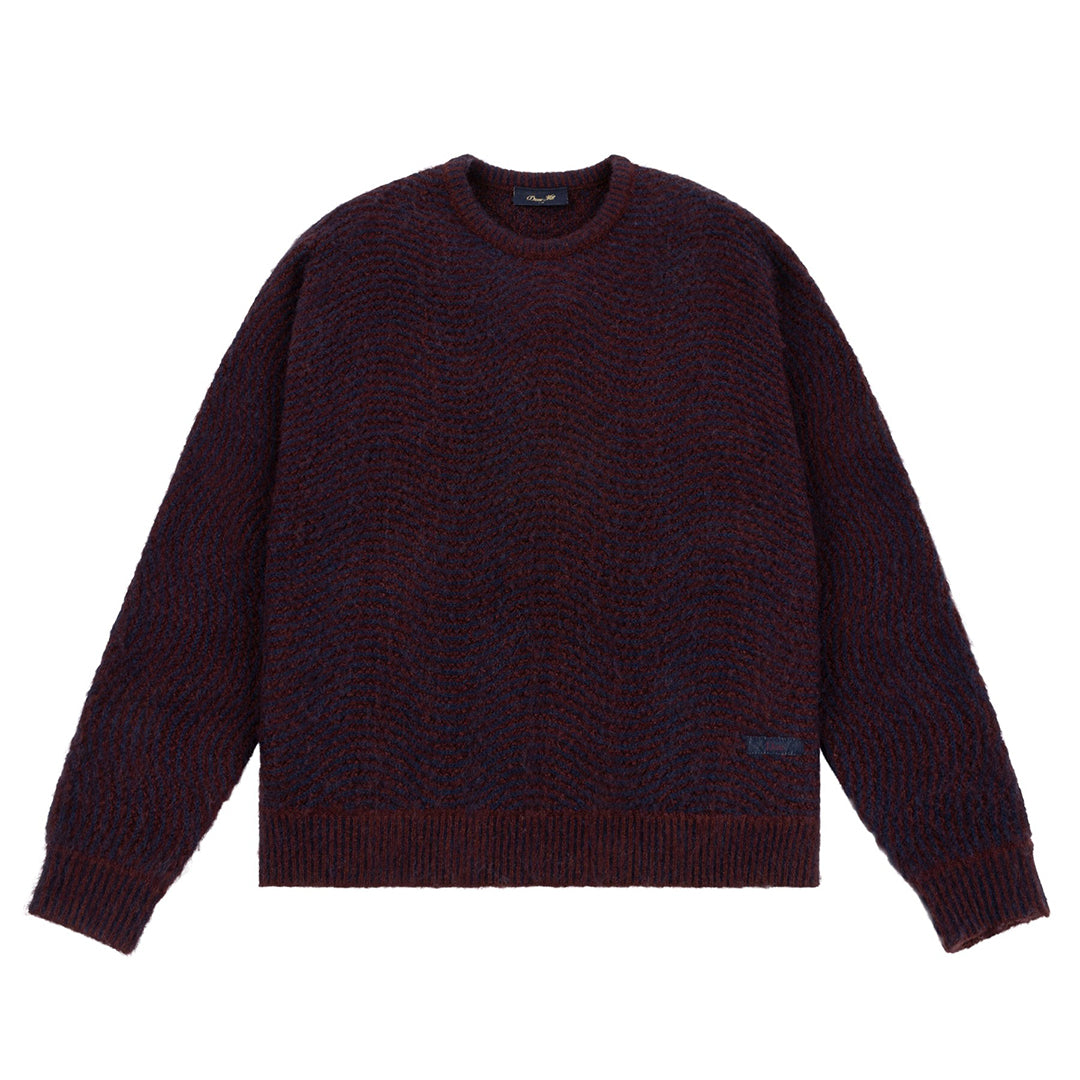 DIME MTL（ダイム モントリオール） | MOHAIR WAVE KNIT / BURGUNDY | スノーボード・スケートボードのTACTICS JAPAN