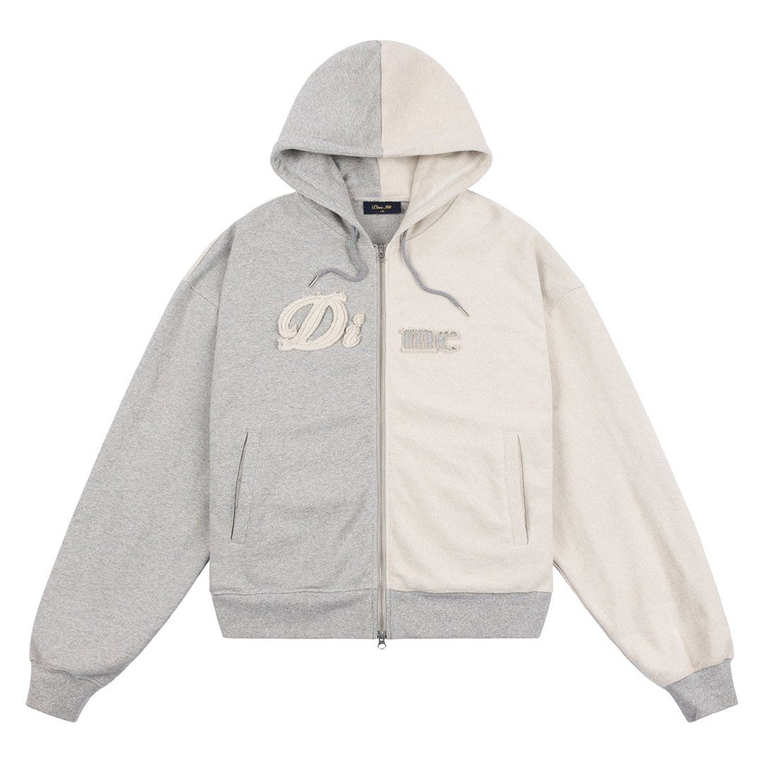 DIME MTL（ダイム モントリオール）| REVERSE FRENCH TERRY ZIP HOODIE / HEATHER GRAY | スノーボード・スケートボードのTACTICS JAPAN