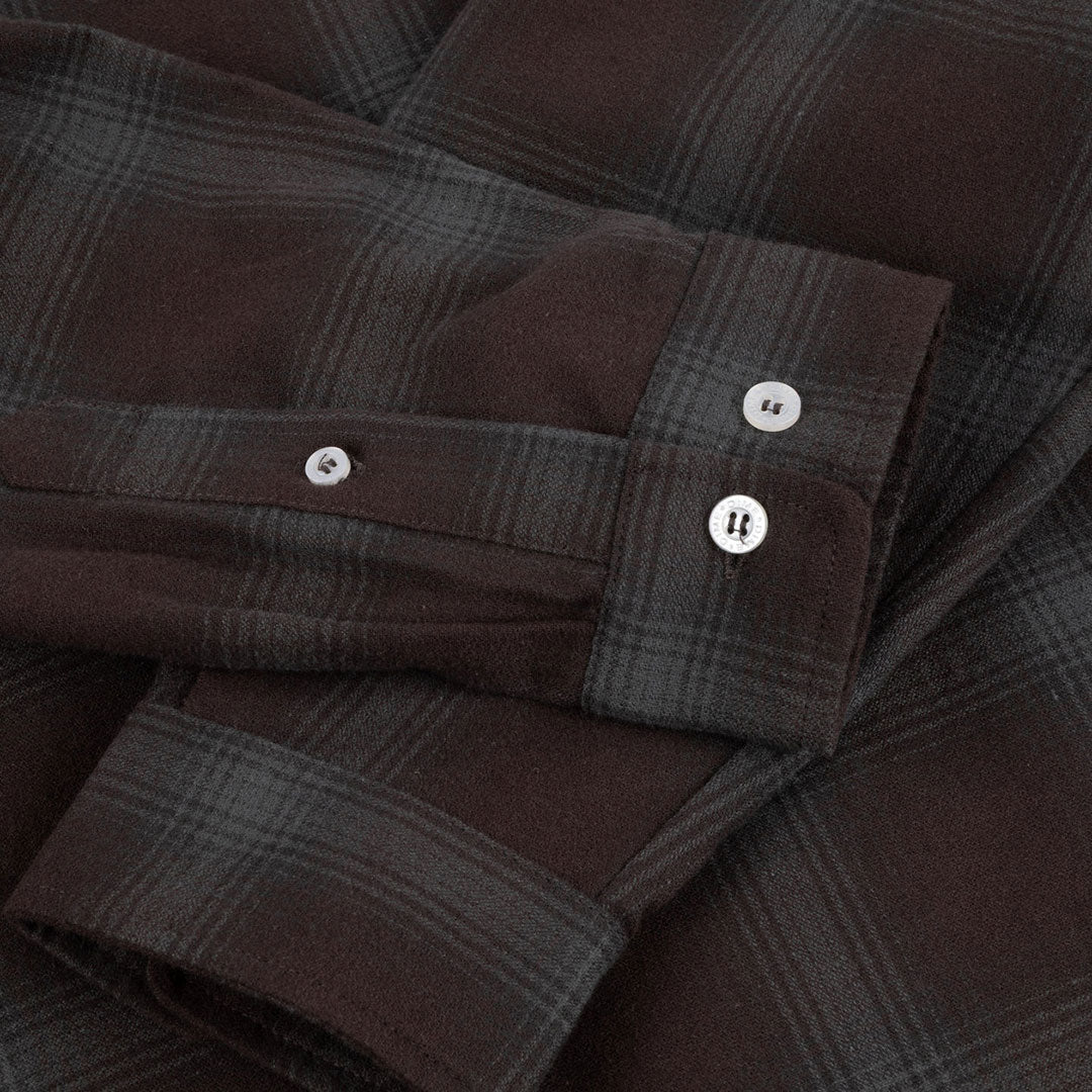 DIME（ダイム）| PREMIUM FLANNEL SHIRT / BORDEAUX | スノーボード