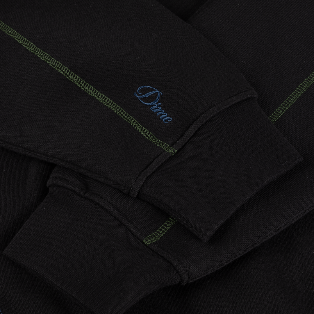 DIME MTL（ダイム モントリオール）| COURT ZIP HOODIE / BLACK MULTI | スケートボード・スノーボードのTACTICS JAPAN