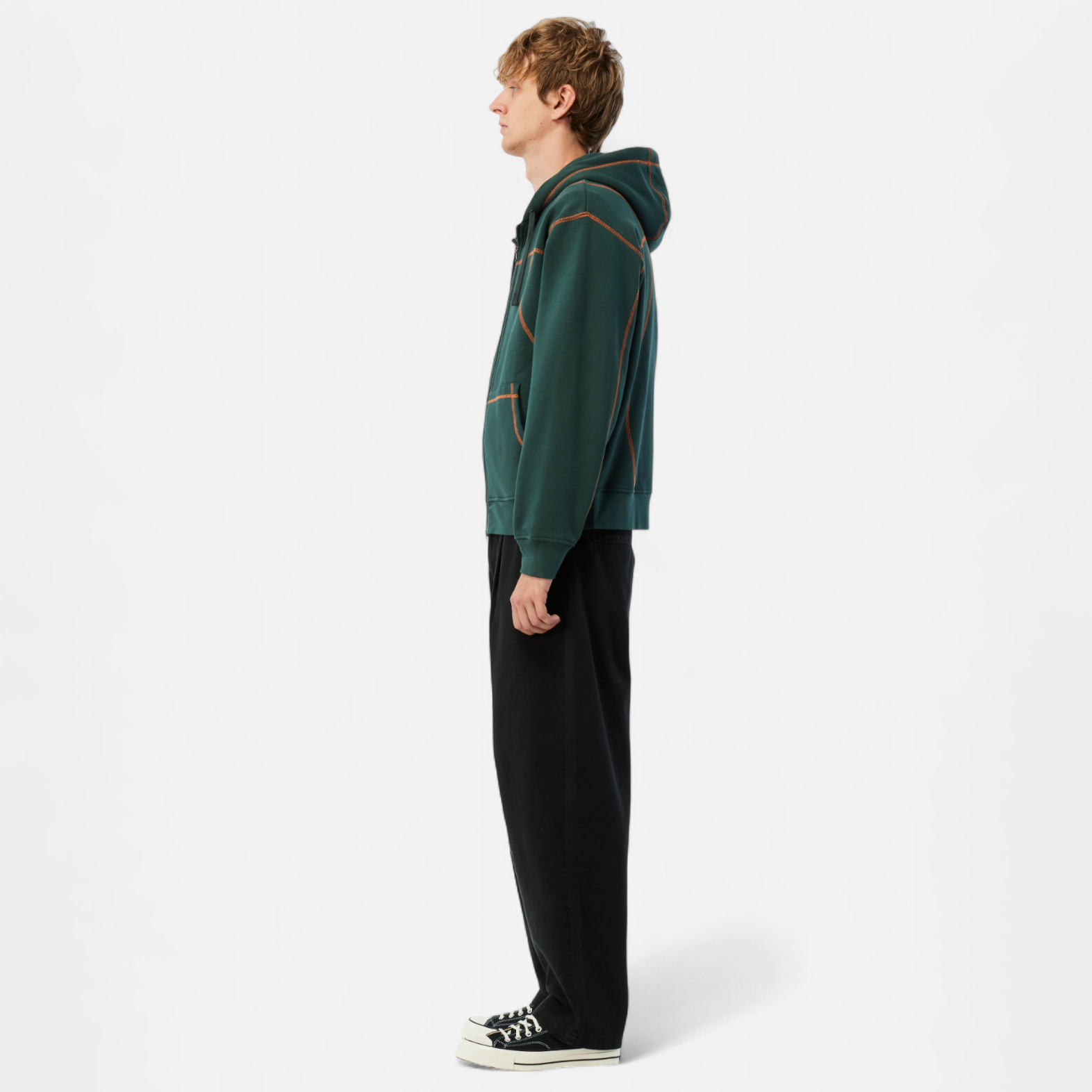 DIME MTL（ダイム モントリオール）| COURT ZIP HOODIE / EMERALD MULTI | スケートボード・スノーボードのTACTICS JAPAN