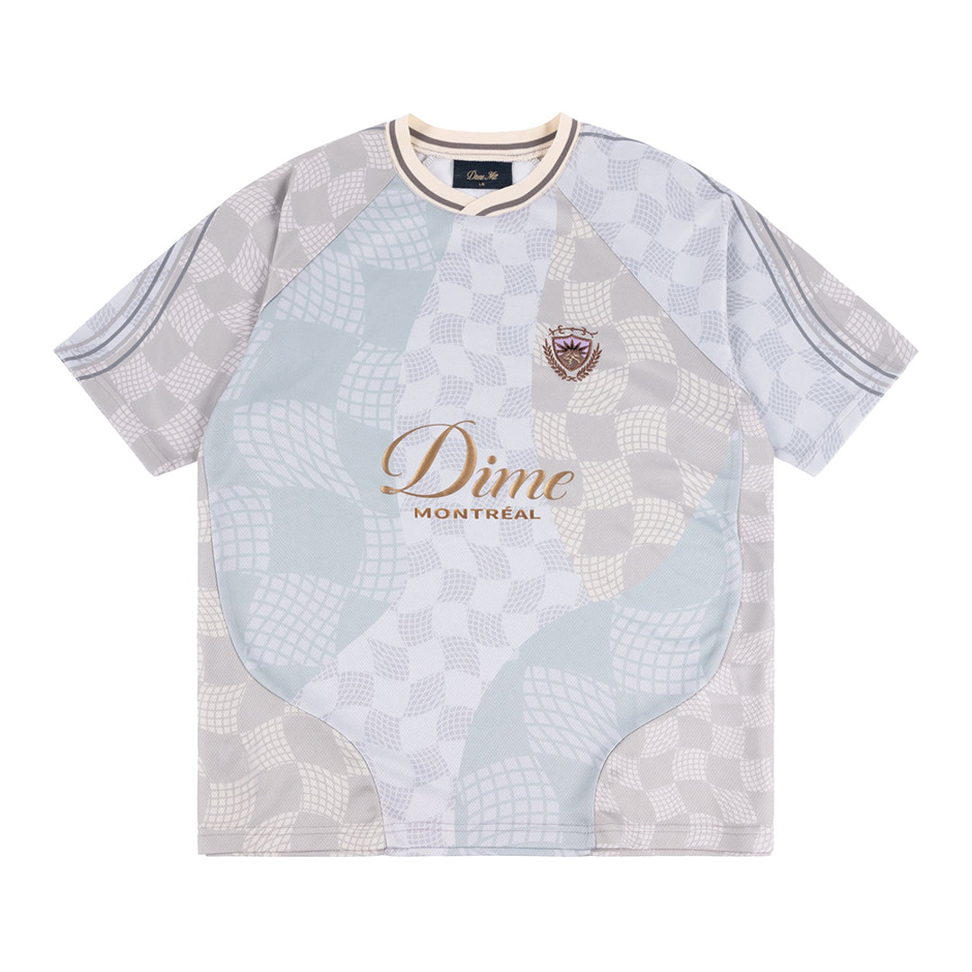 DIME MTL（ダイム モントリオール）| CHECKERED HOME JERSEY / CREAM | スノーボード・スケートボードのTACTICS JAPAN