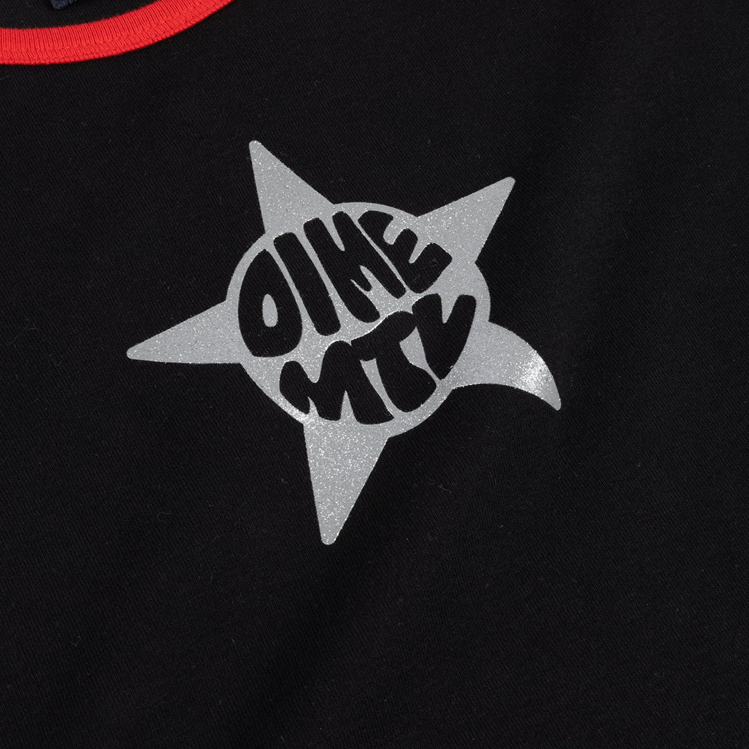 DIME MTL（ダイム モントリオール）| STAR BABY TEE / BLACK | スノーボード・スケートボードのTACTICS JAPAN