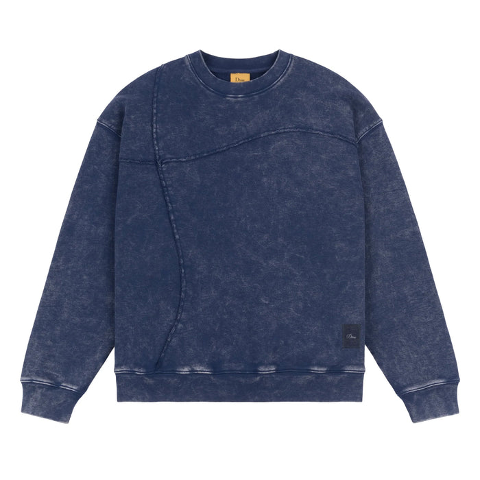 REVERSE STITCH CREWNECK / NAVY