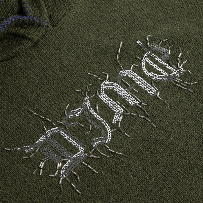 HARDCORE WOOL HOODIE / ARMY GREEN