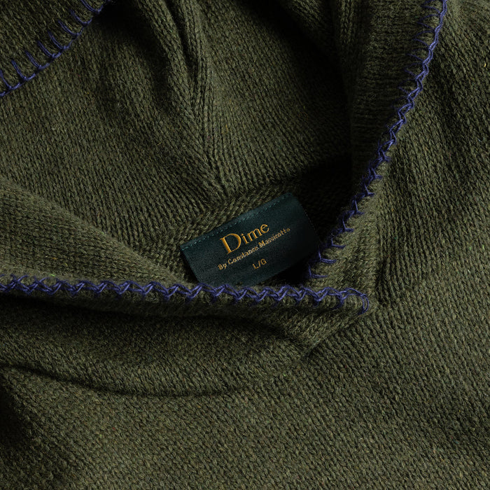 HARDCORE WOOL HOODIE / ARMY GREEN